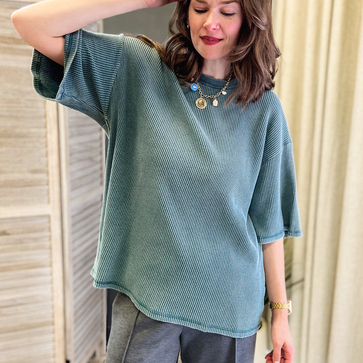 Waffle Knit Tee