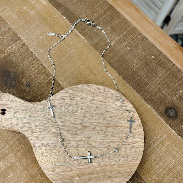 Multi Cross Necklace