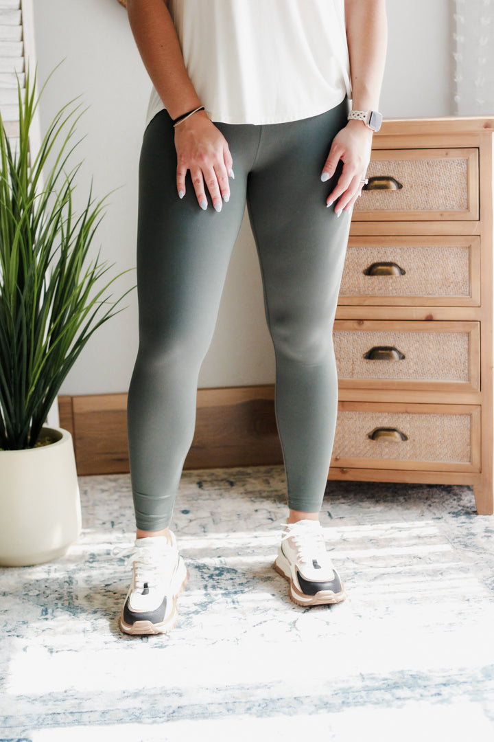 womens grey stretchy long high rise leggings athletic mono b