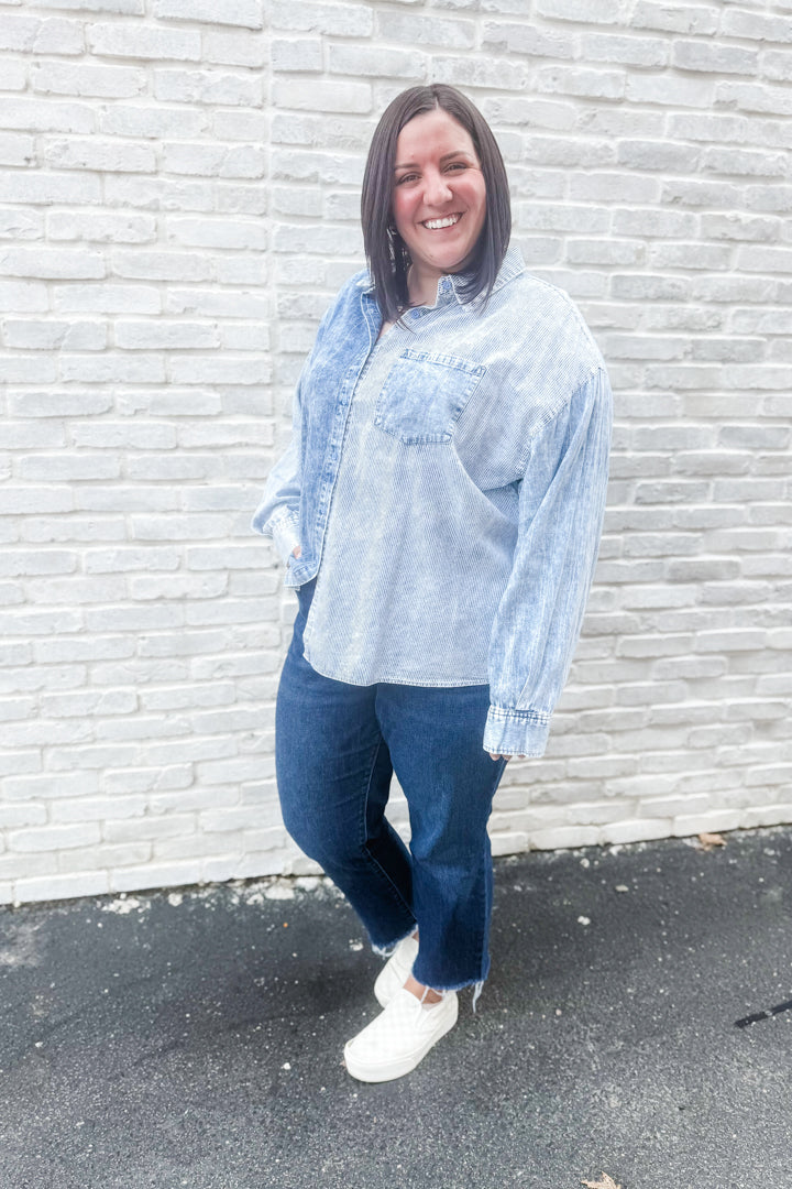 PLUS Denim Shirt