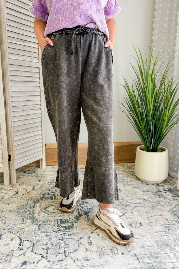French Terry Palazzo Pant
