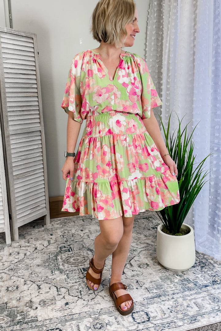 Peach Blossom Dress
