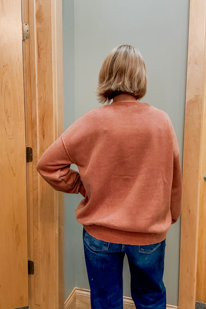 Acid Wash Sweatshirt