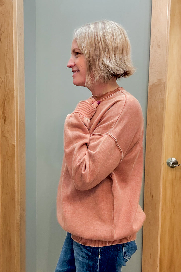 Acid Wash Sweatshirt