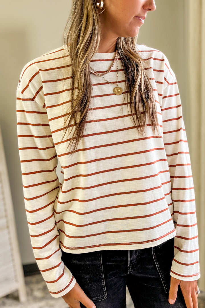 Long Sleeve Stripe Top