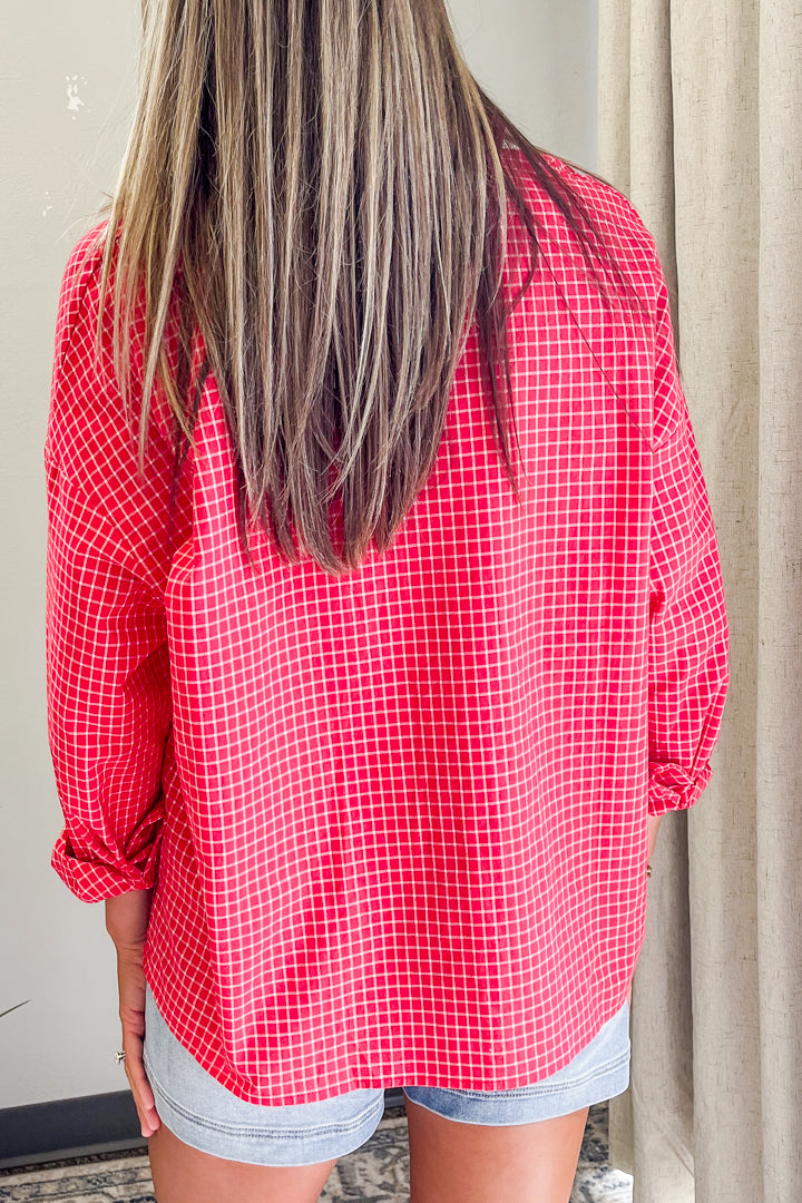 Oversized Plaid Shirt