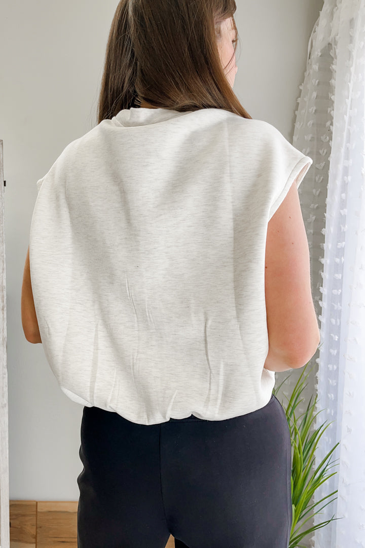 Sleeveless Zip Up
