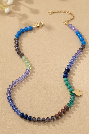 Beaded Coin Necklace