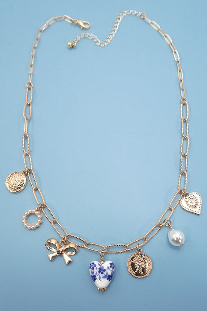 Ceramic Charm Necklace
