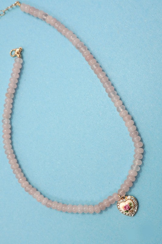 Semi Precious Stone Necklace