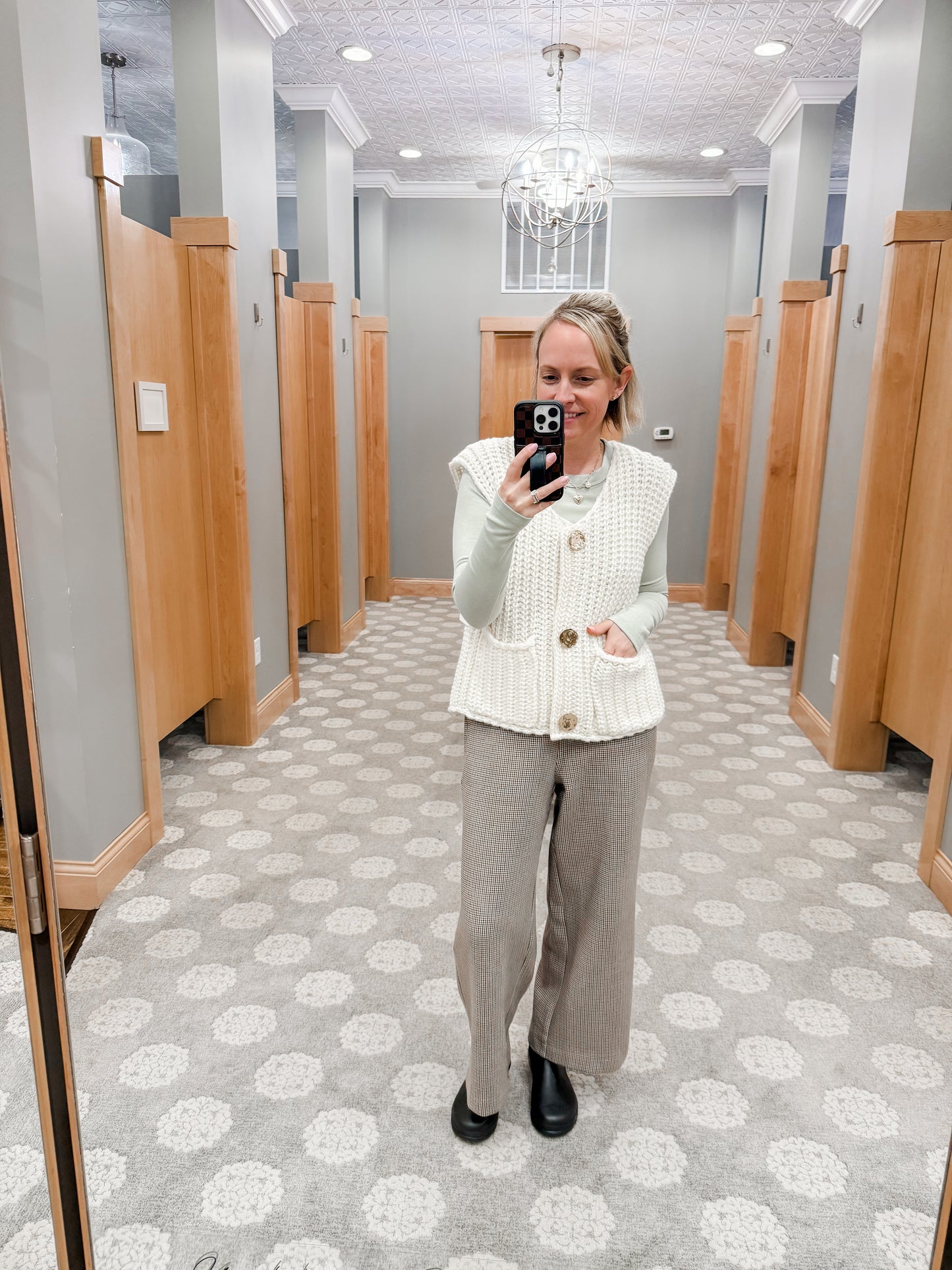 Button Sweater Vest