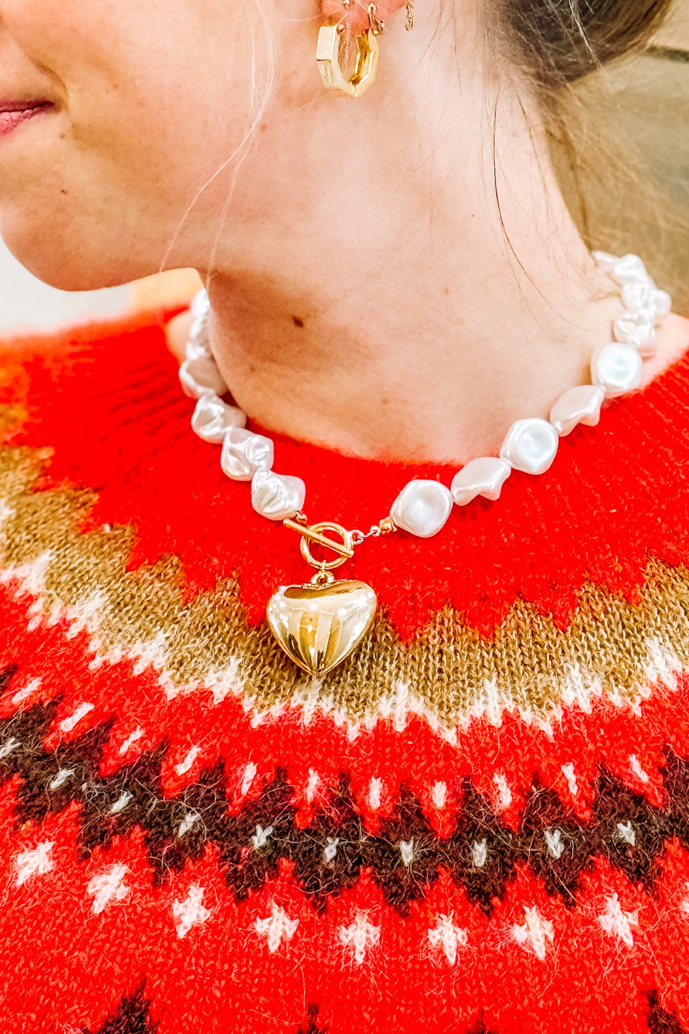 Pearl Toggle Necklace