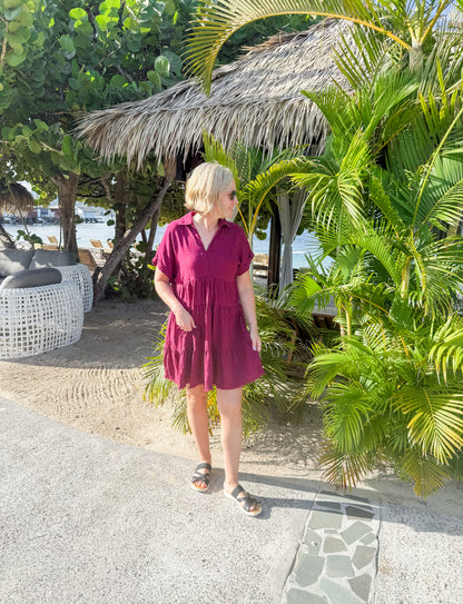 Linen Tier Dress