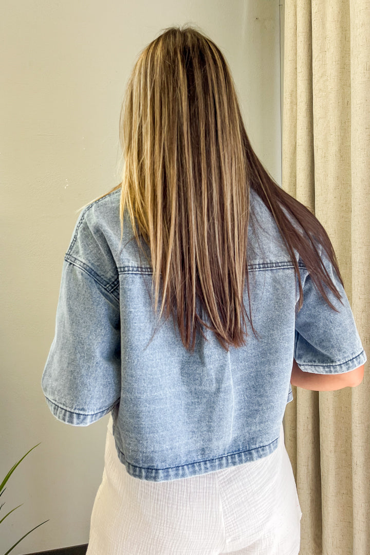 Cropped Denim Jacket