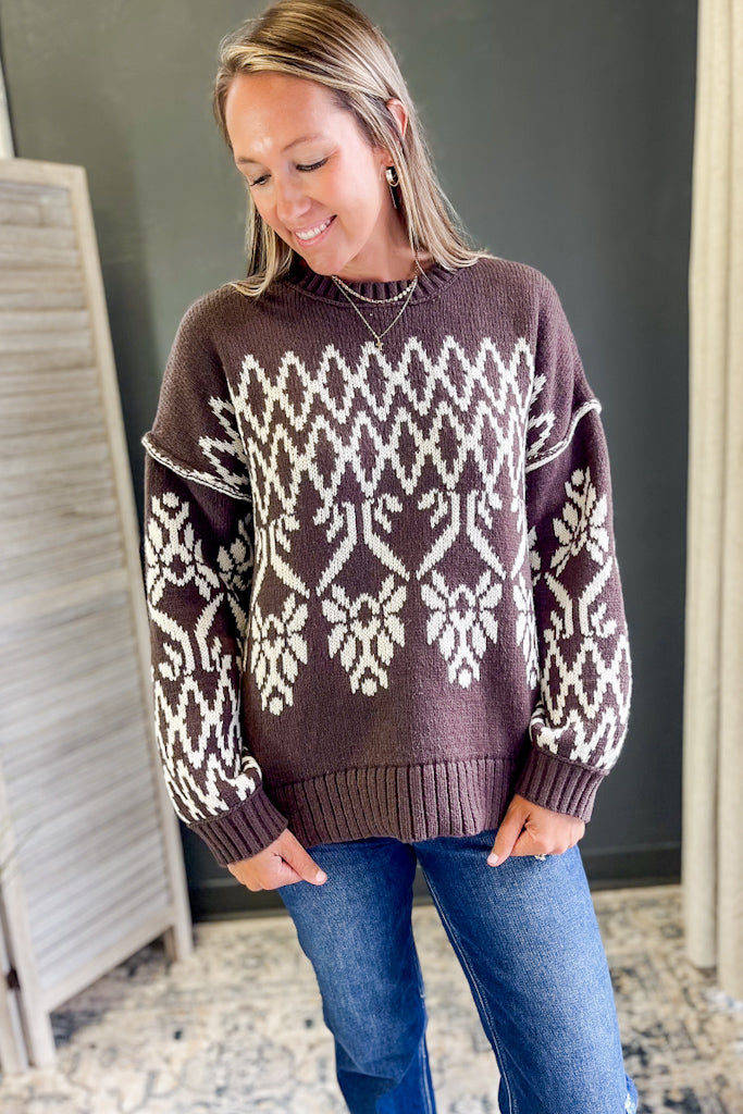 Festive Graphic Sweater