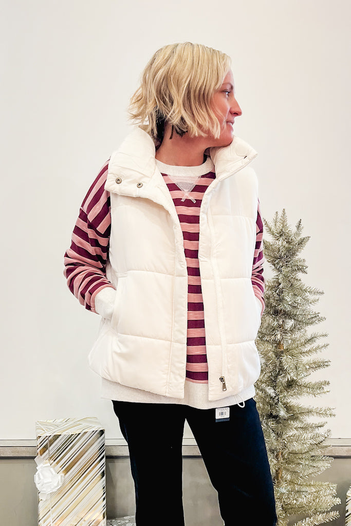 Contrast Stripe Sweatshirt