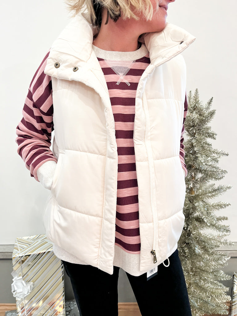 Zip Puffer Vest