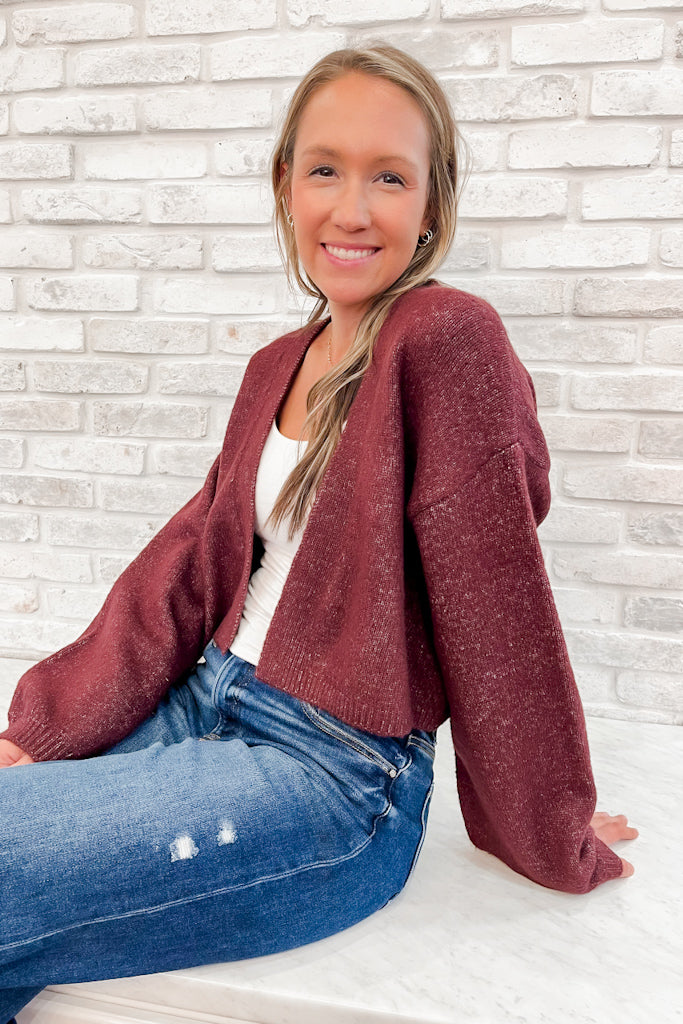 Open Front Cardigan Sweater