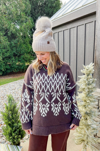 Festive Graphic Sweater