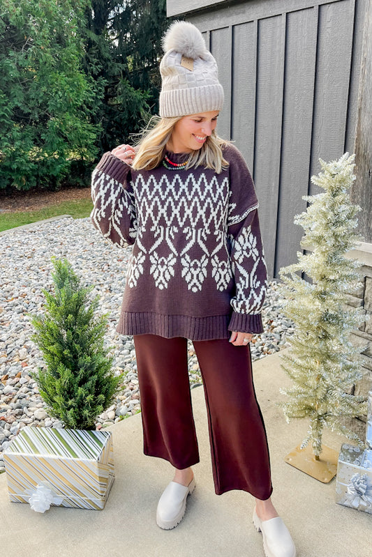 Festive Graphic Sweater