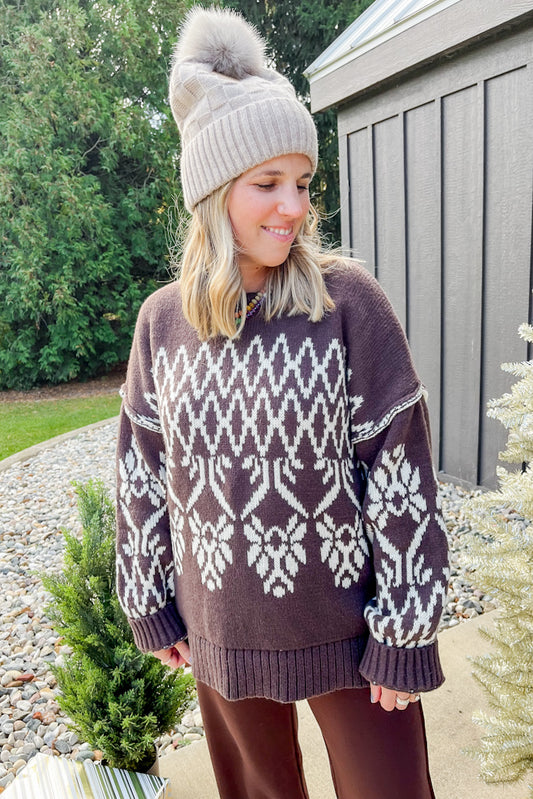 Festive Graphic Sweater