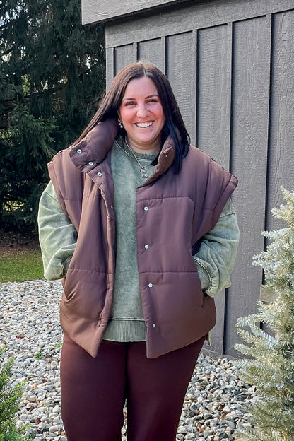 PLUS Snap Puffer Vest