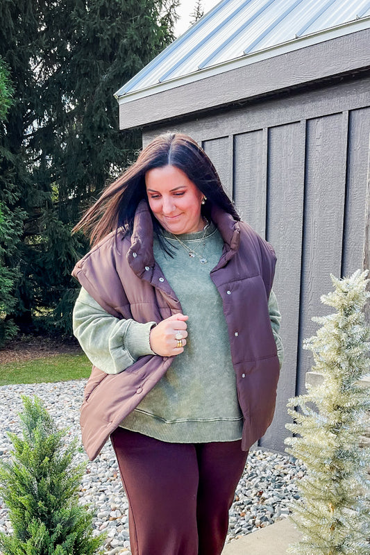 PLUS Snap Puffer Vest