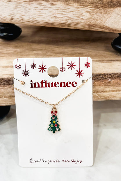 Christmas Tree Necklace