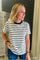 Striped Crew Neck Tee
