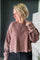 Waffle Knit Long Sleeve Top