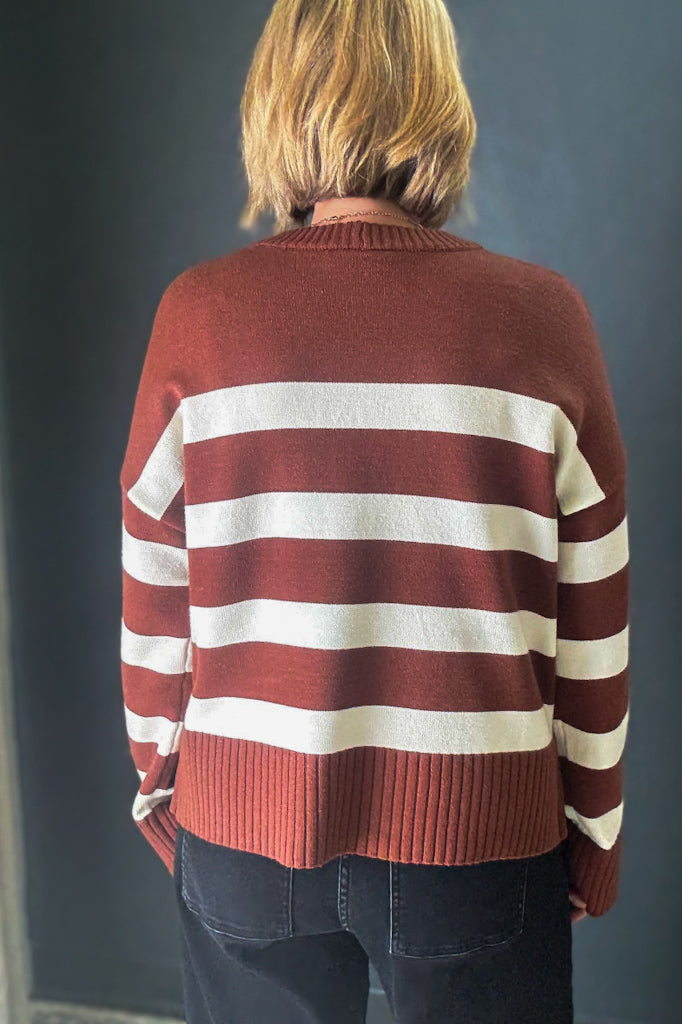 Striped Crew Neck Sweater