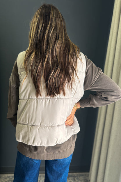 Zip Puffer Vest