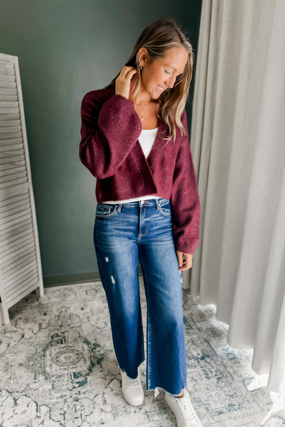 Open Front Cardigan Sweater