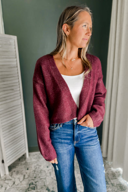 Open Front Cardigan Sweater