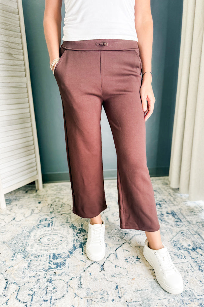 PLUS Crop Straight Leg Pants