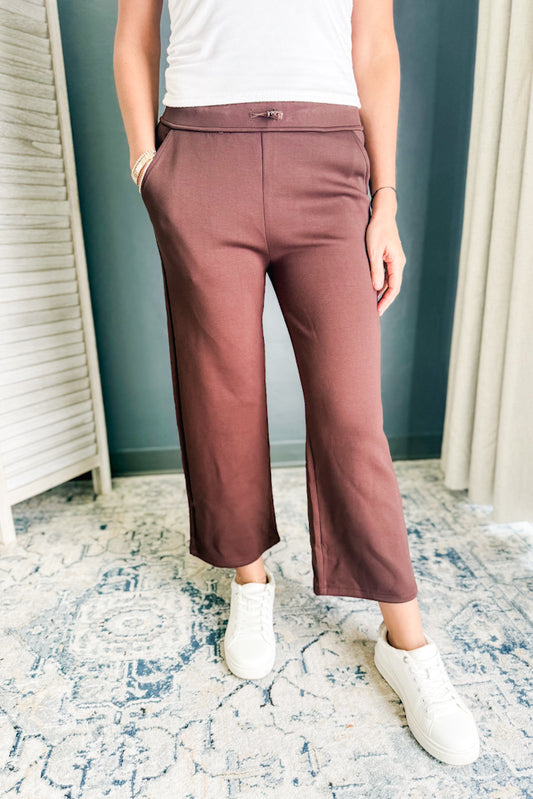 PLUS Crop Straight Leg Pants