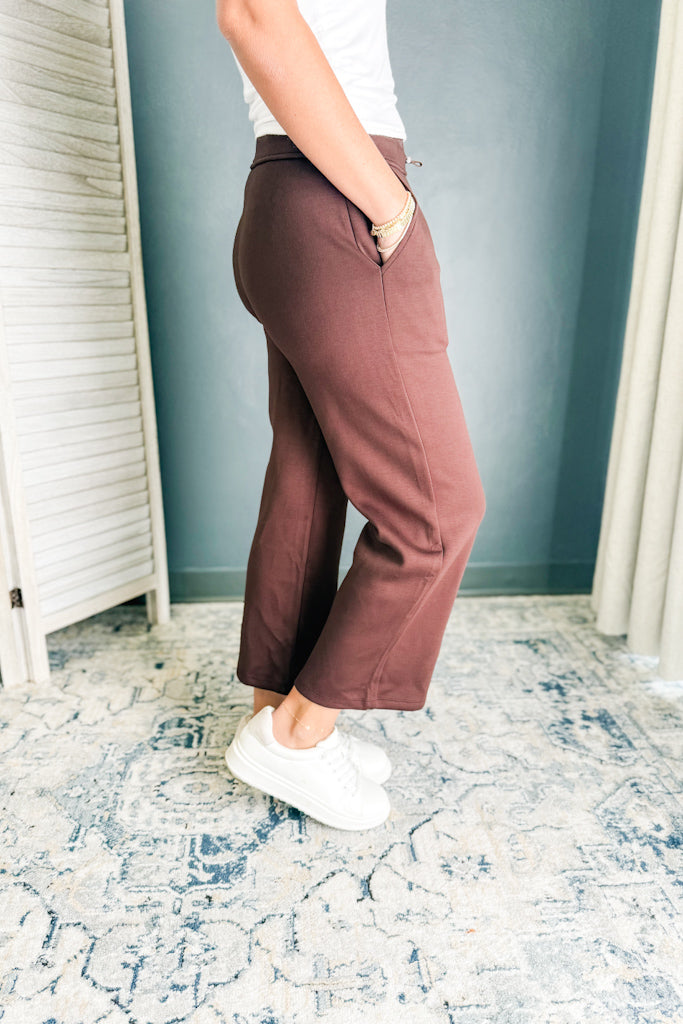 Crop Straight Leg Pants