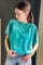 Cropped Mineral Wash Tee