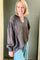 Split Neck Long Sleeve