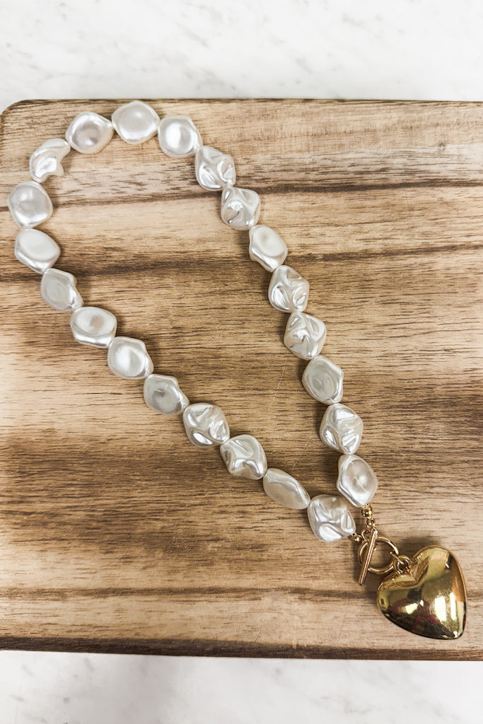 Pearl Toggle Necklace