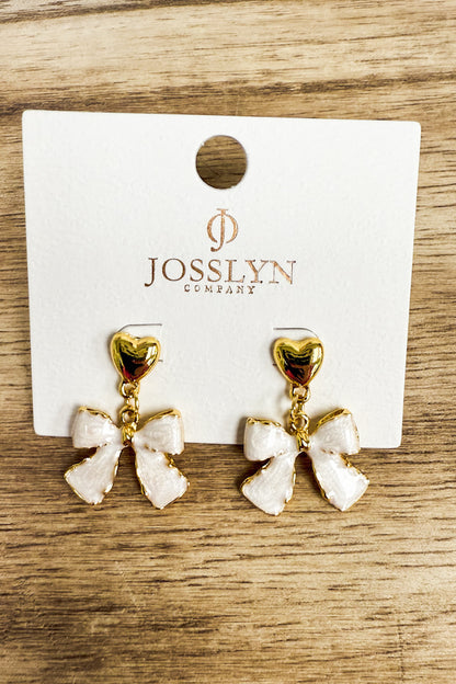 Bow Drop Earrings