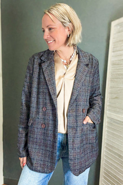 Plaid Blazer