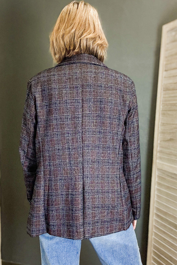 Plaid Blazer