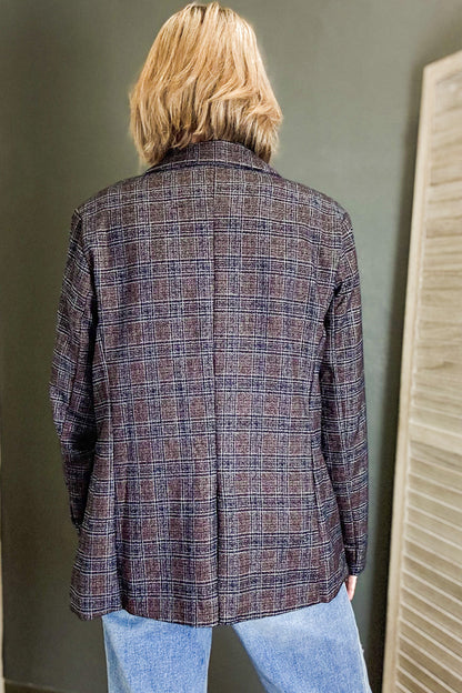 Plaid Blazer