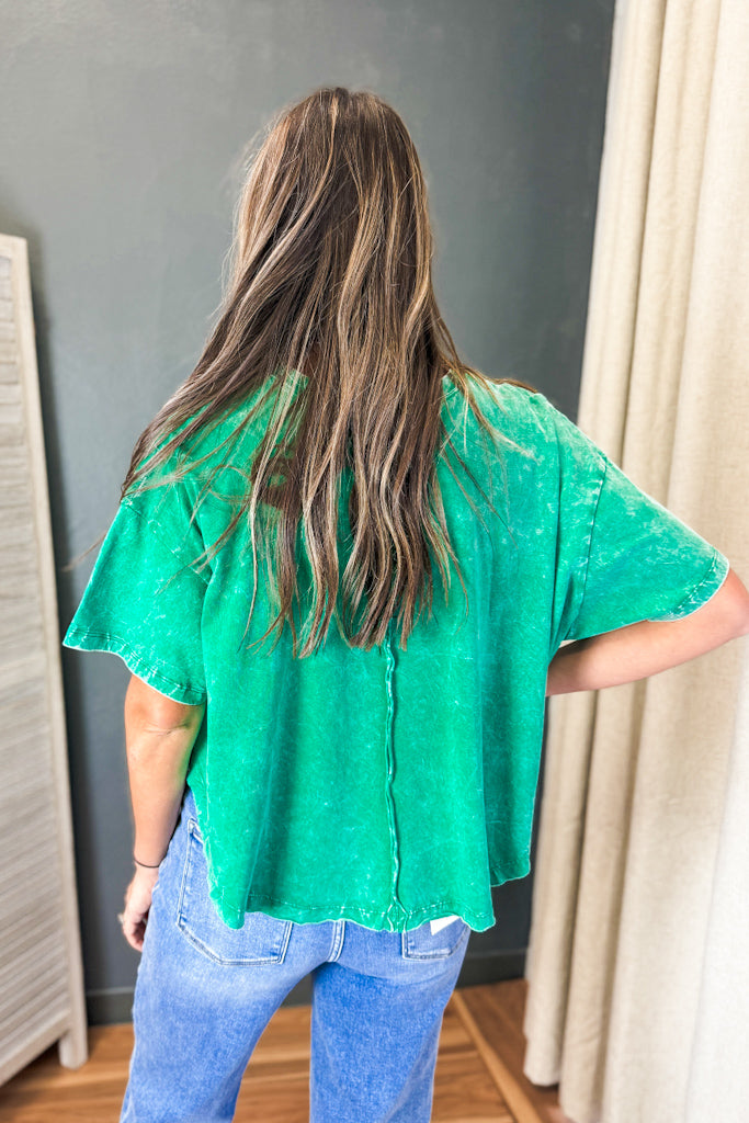 Crinkle Wash Flow Tee