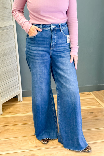 High Rise Ankle Wide Palazzo