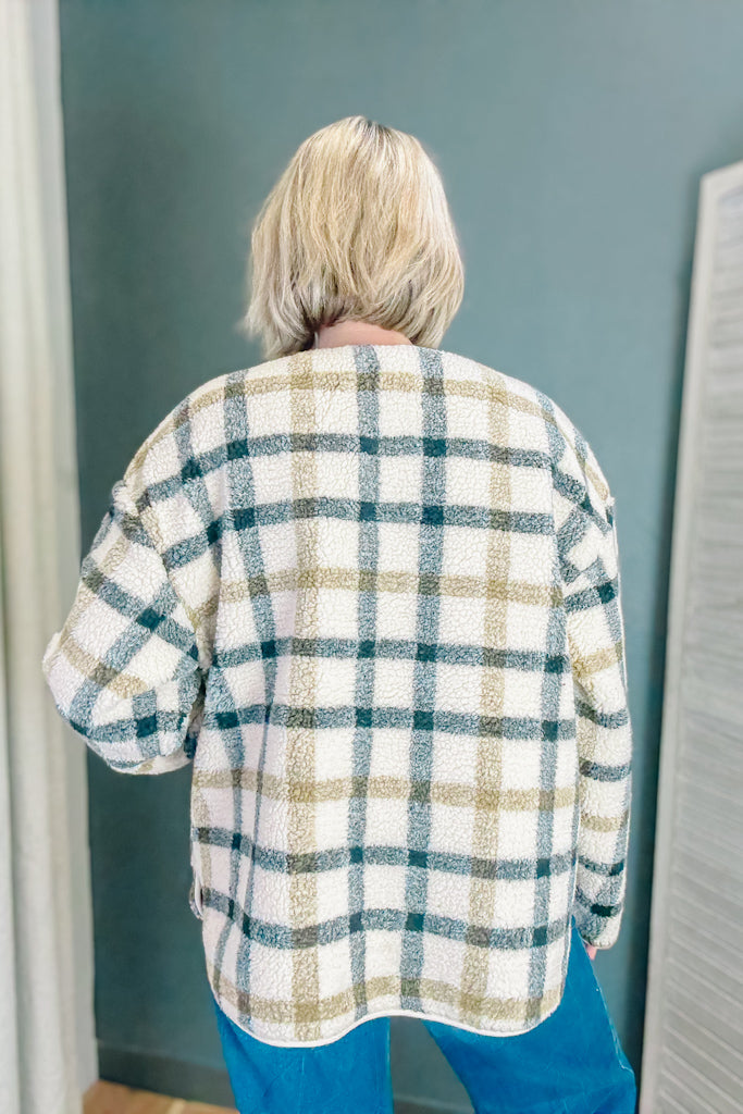 Plaid Teddy Jacket