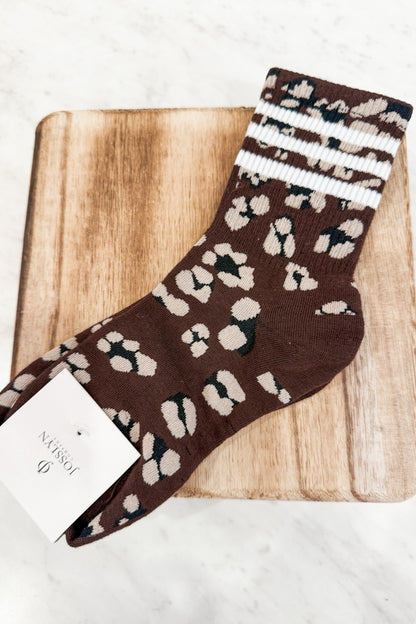 Leopard Stripe Socks