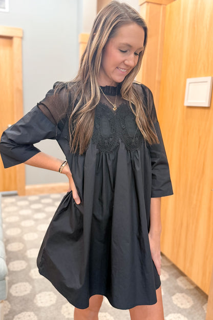 Crochet Babydoll Dress