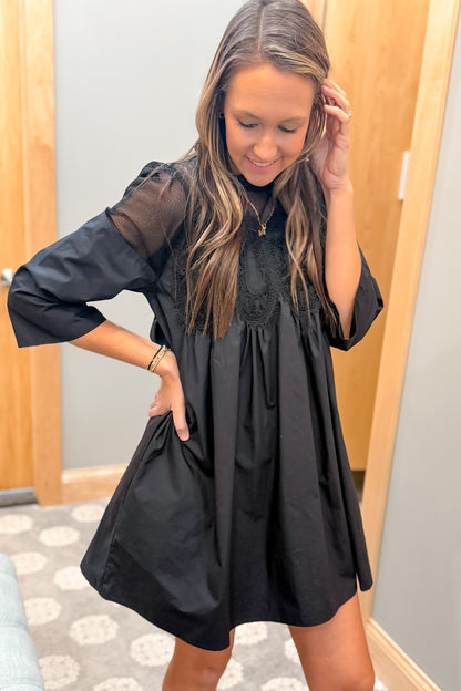 Crochet Babydoll Dress